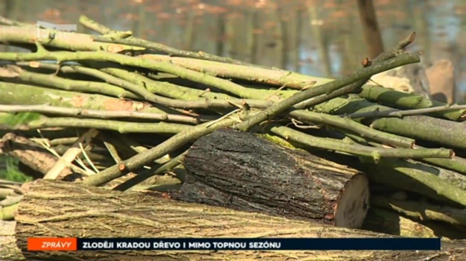 15. 4. 2018 ZPRÁVY: ZLODĚJI KRADOU DŘEVO I MIMO TOPNOU SEZÓNU